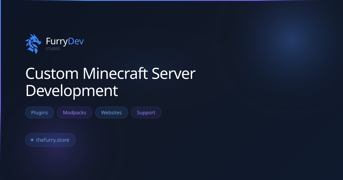 TheFurryDev | Custom Minecraft Server Development
